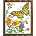 Рисунок на ткани для вышивания бисером RK Larkes "Бабочка" 
